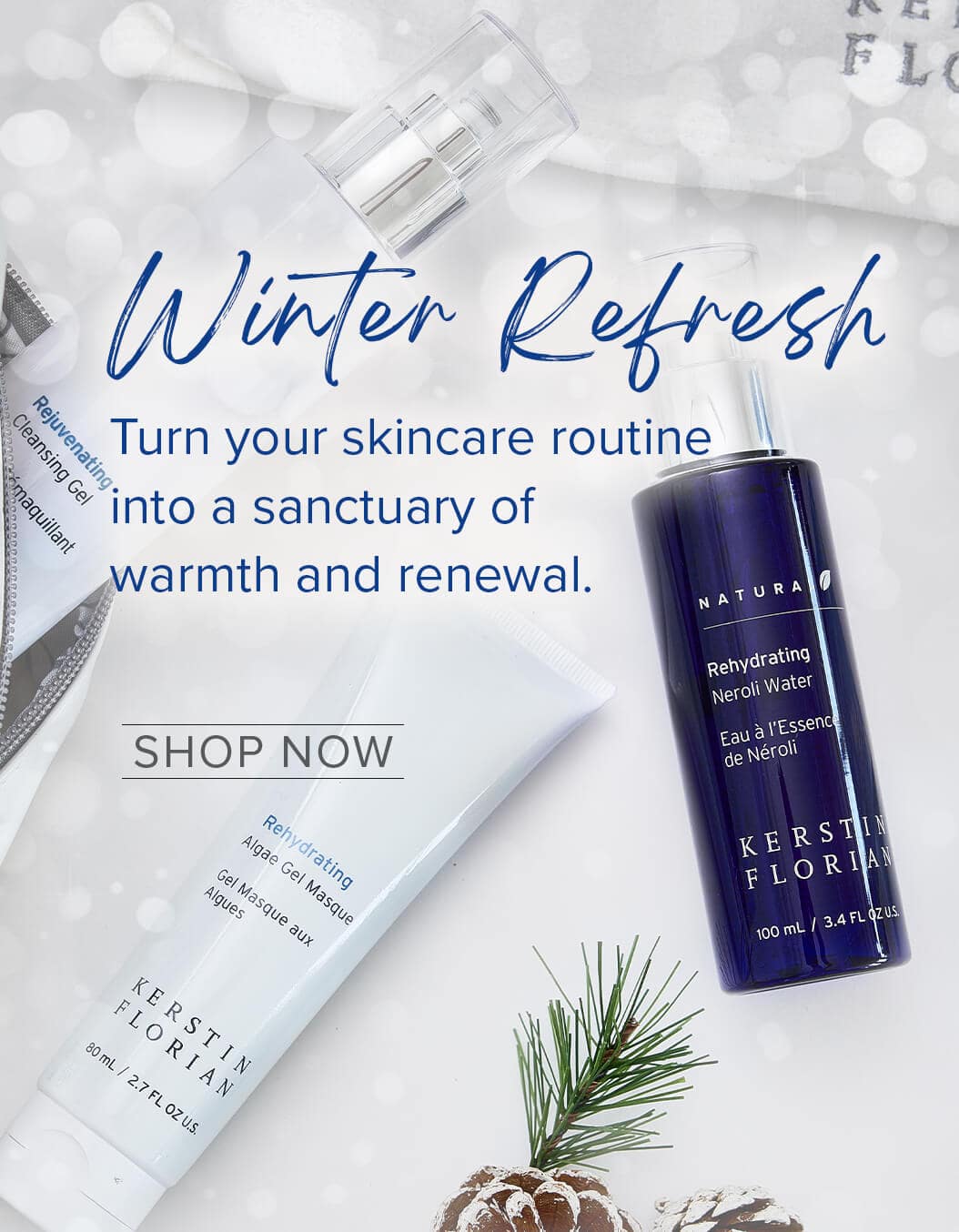 Winter Refresh Cleansing Rejuvenating Turn your skincare routine into a sanctuary of warmth and renewal.